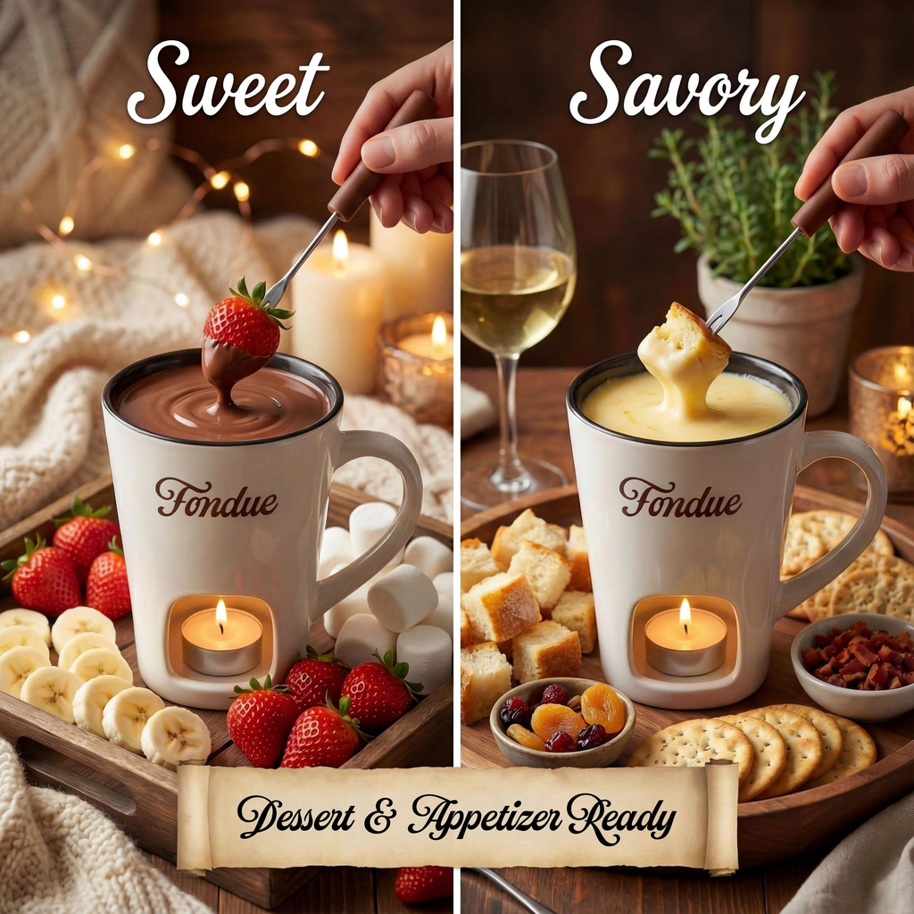 Chocolate Fondue Mug Ceramic Melting Mug